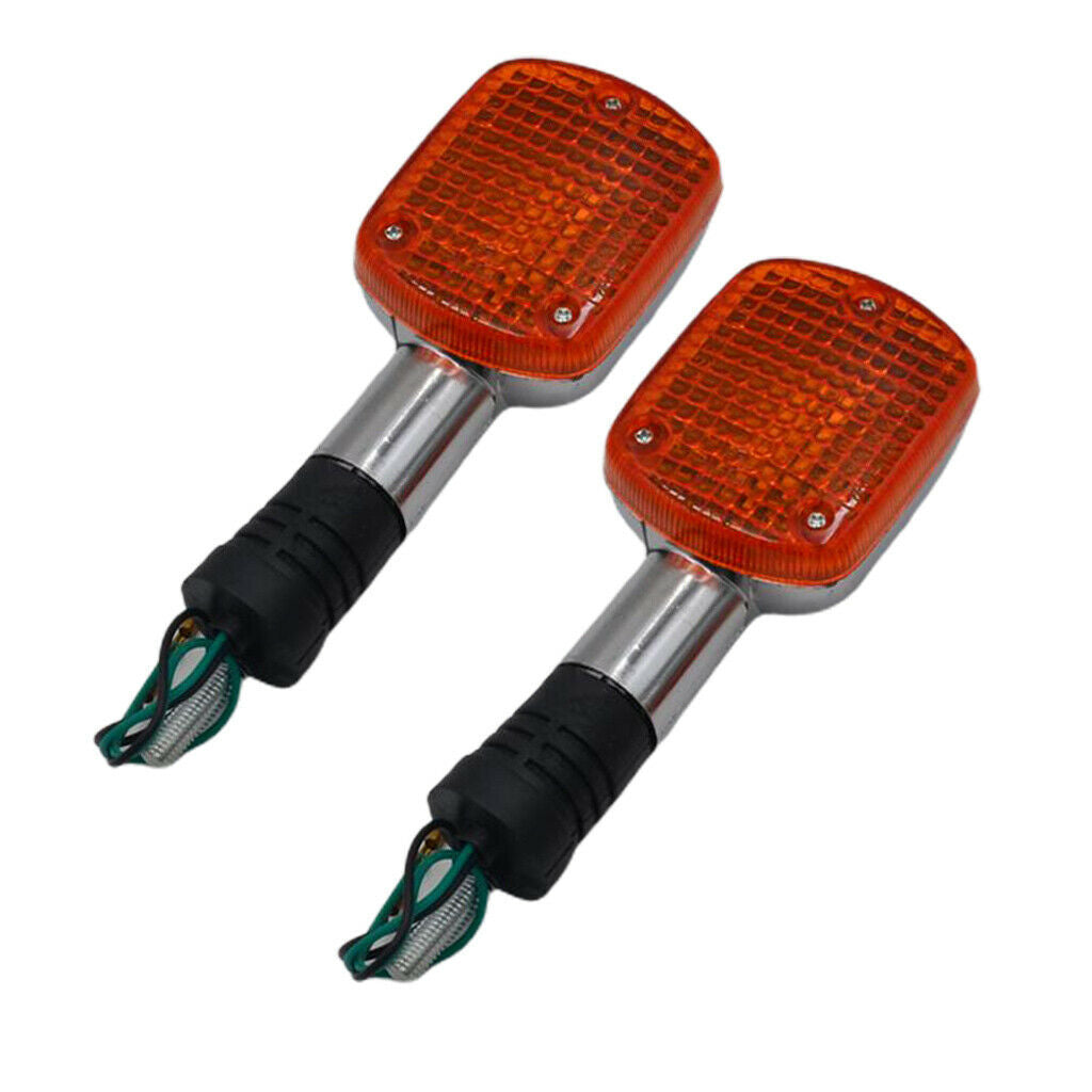 2x Motorbike Turn Signals Blinker Light Indicator For STEED VLX400 VLX600