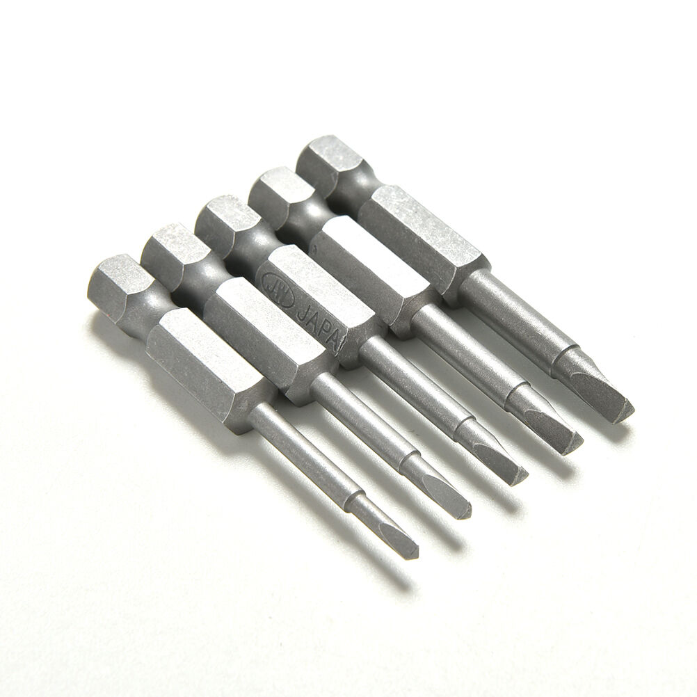 5X/Set Magnetic Triangle Head Screwdriver Bits S2 Steel 1/4 Hex Shank 50 Lt