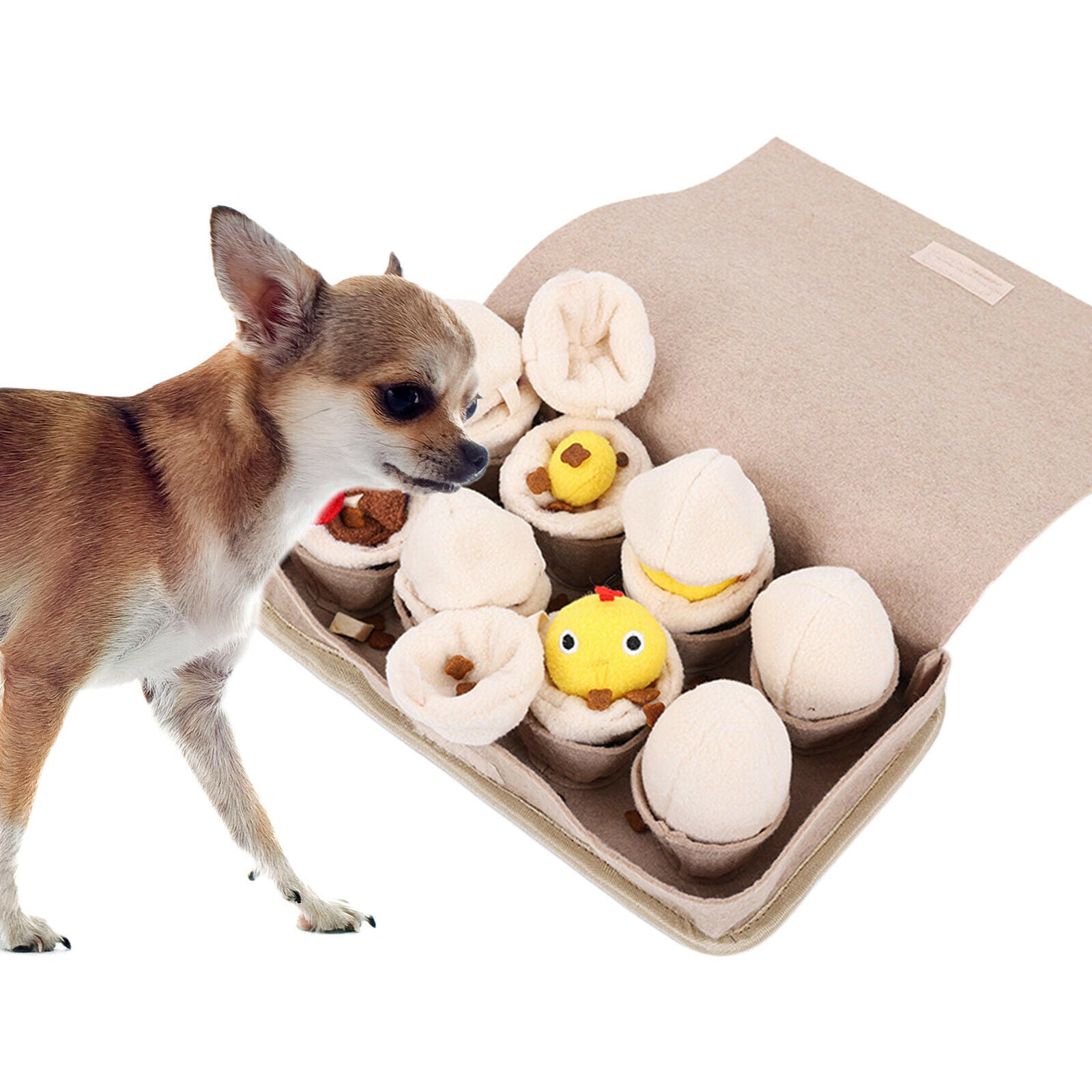Pet Dog Snuffle Box Puppies Training Feeding Foraging Skill & Stress Release