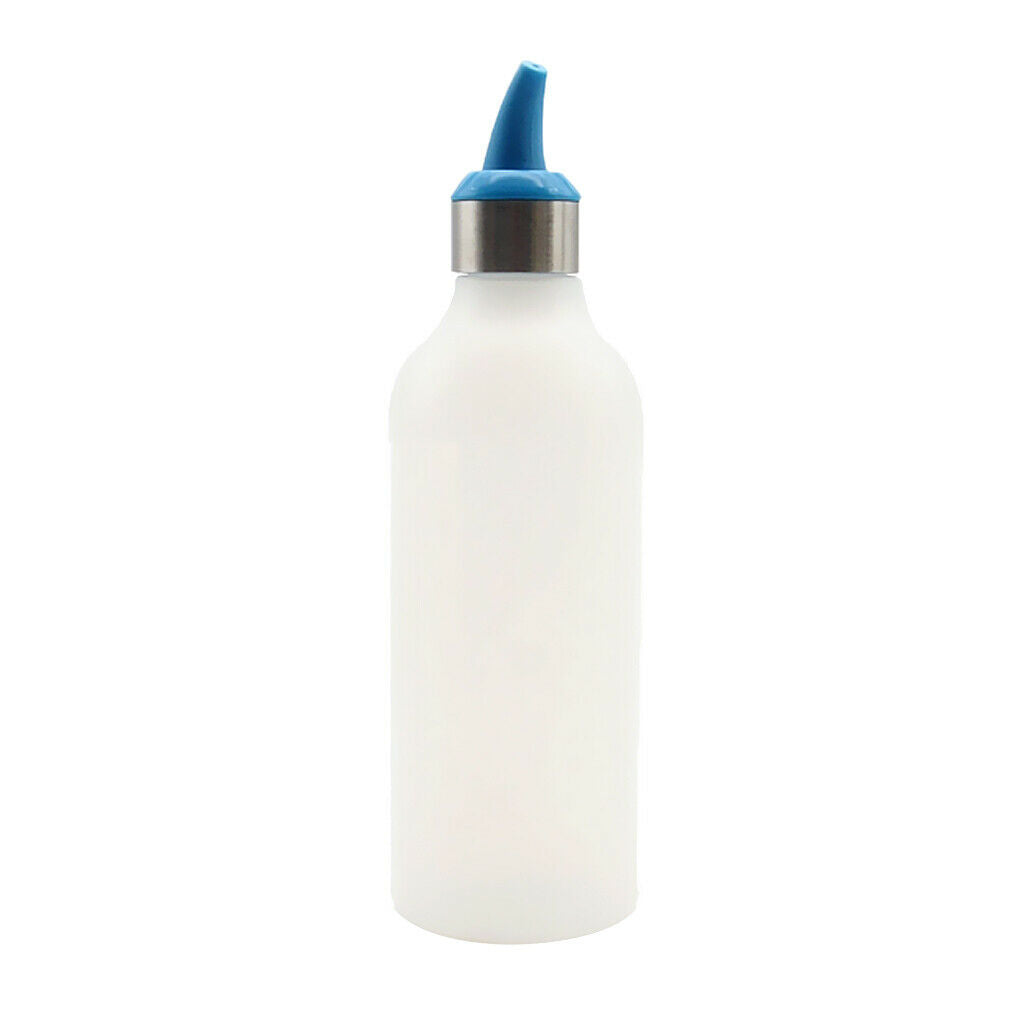 3Pieces Silicone Squeeze Bottle Condiment Container Vinegar Dispenser 450ml