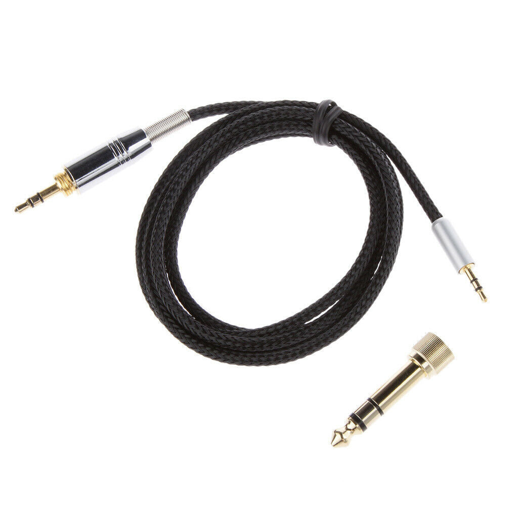 Replacement OFC Wire For AKG Y45BT Y50 Y40 Y55 K845BT K840KL Headphone Black