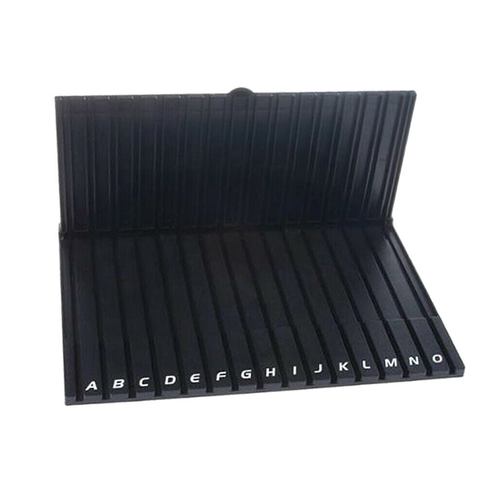 Plastic TG Pieces Shelves Placement Rack for Gundam Parts Black 20x20cm