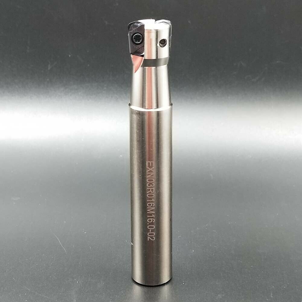 EXN03R016M16.0-02 +10PCS LNMU0303ZER-MJ AH725 2 Flute Milling cutter tool holder