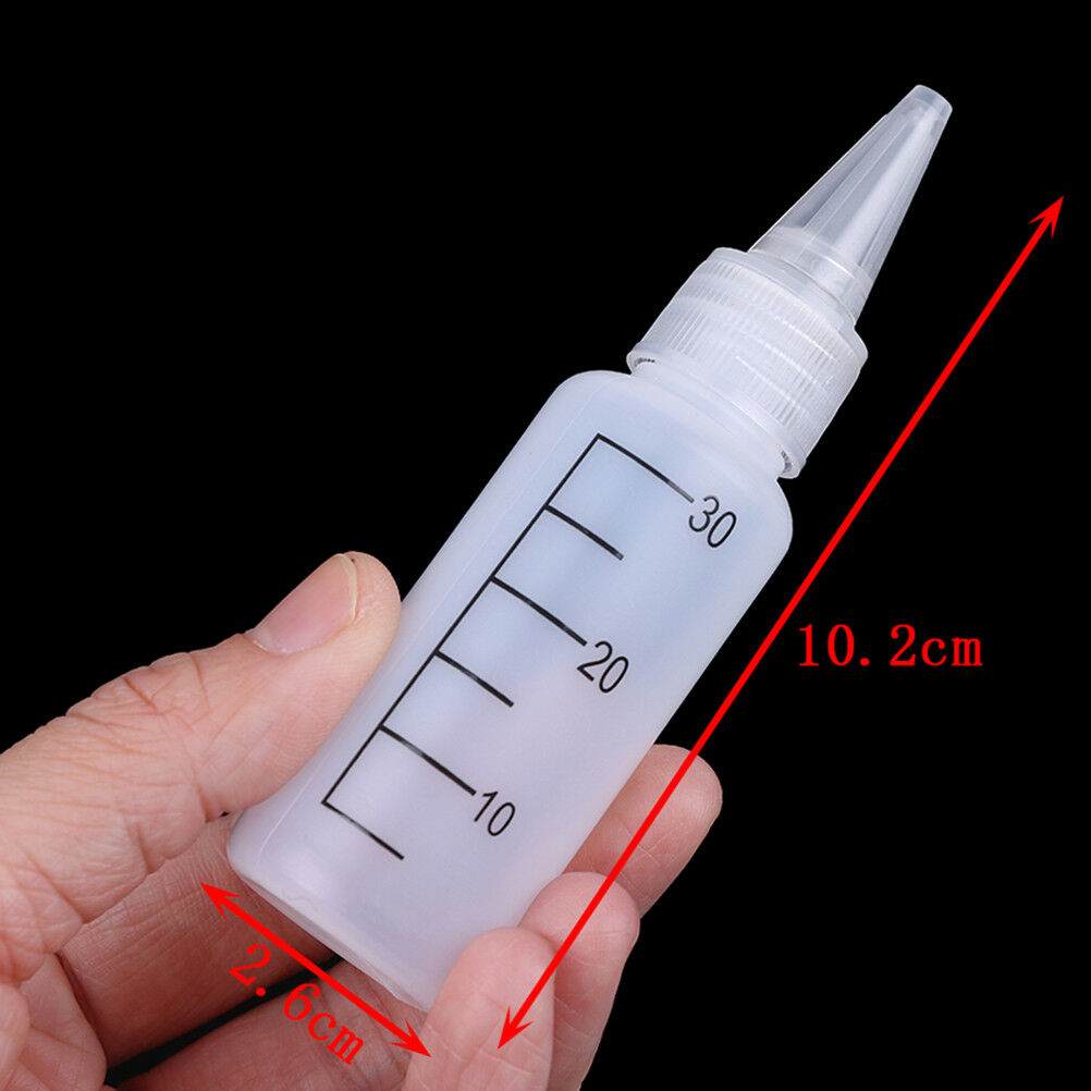 10Pcs 30ml multifunctional clear white glue applicator squeeze bottle DIY_BI Tt