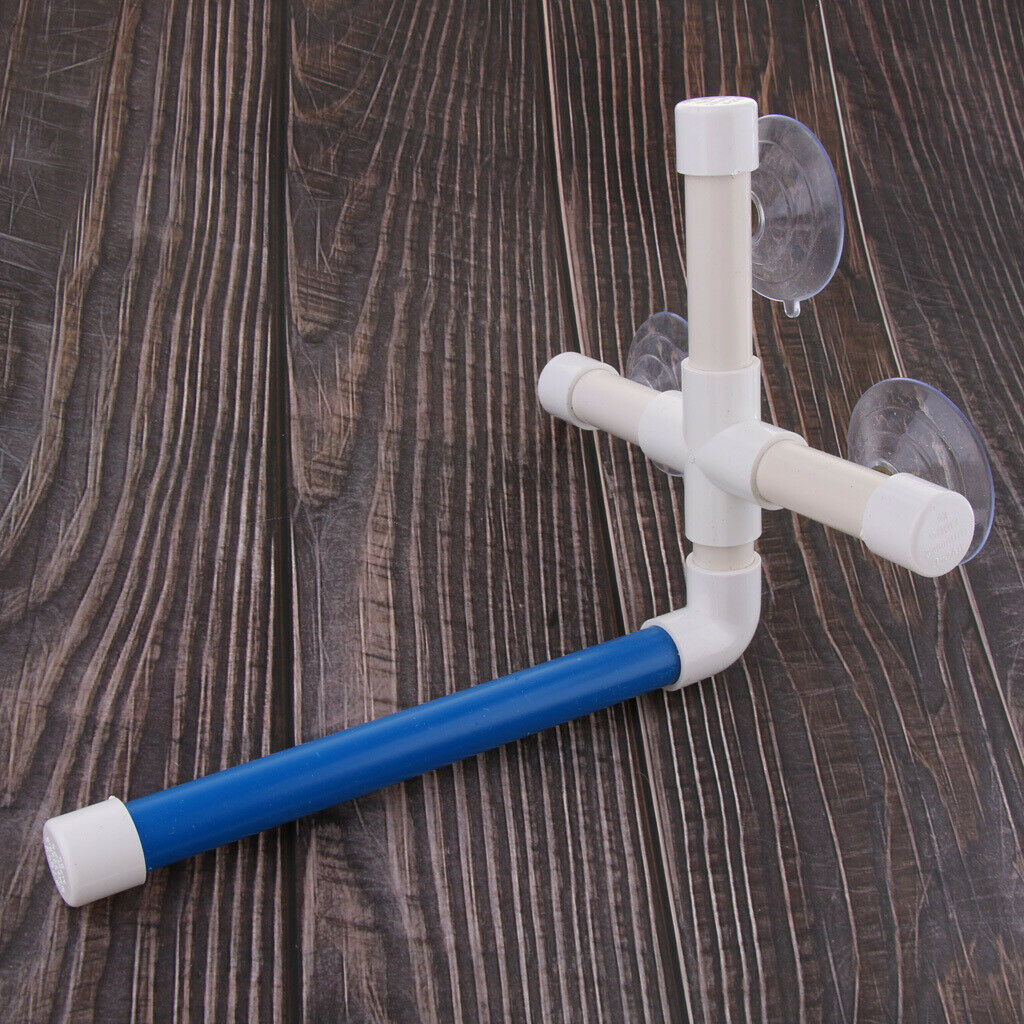 Bird Parrot Shower Perch ,Single Pole ,Easy Install,for Finches,Parrot,Macaw