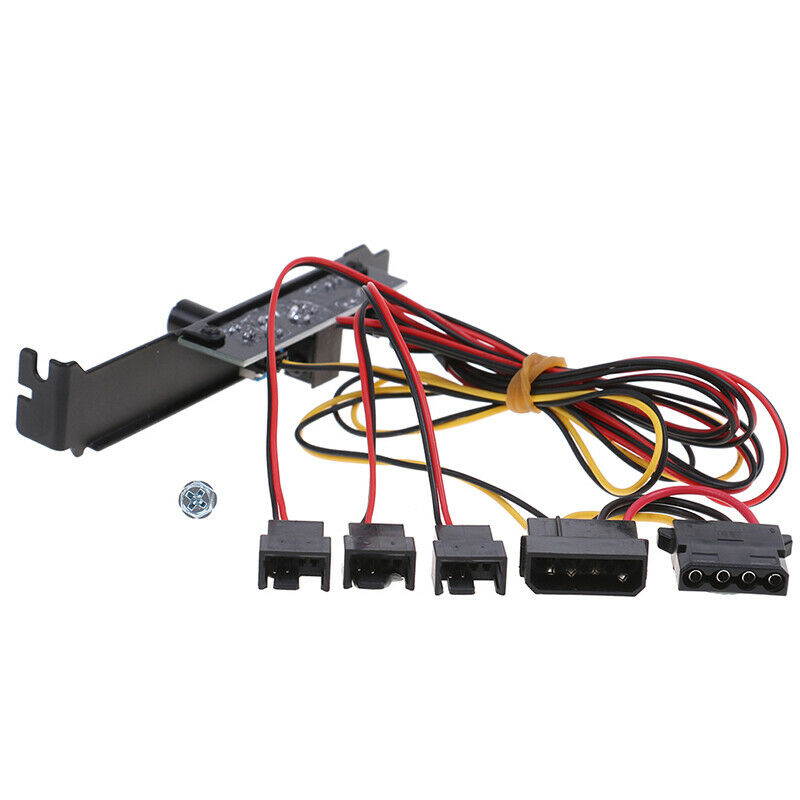 1Pc 3 Channels PC Cooler Cooling Fan Speed Controller for CPU Case HDD VG.l8