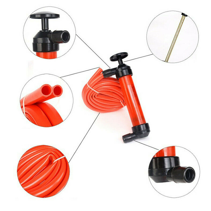 Portable manual Transfer Oil Liquid Hand Air Pumps 5L/min Car Siphon Pump