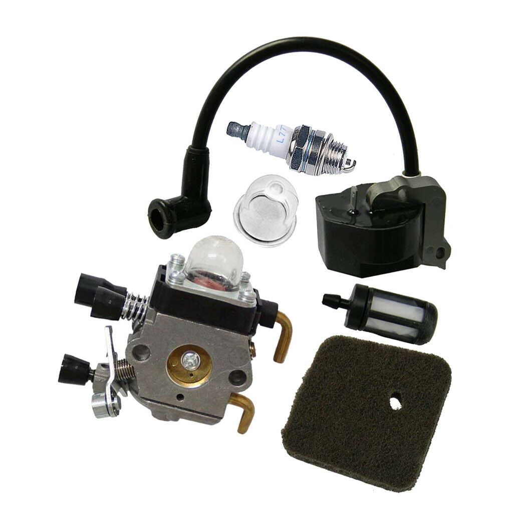 Carburetor Carb Spark Plug Replacement Fit for STIHL FS38 FS55 FC55 Chainsaw