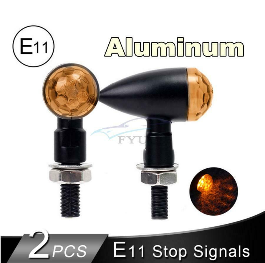 2 Pieces Anti-dust Flashing Indicator Turn Signal Lights For Motorcycle Off Road