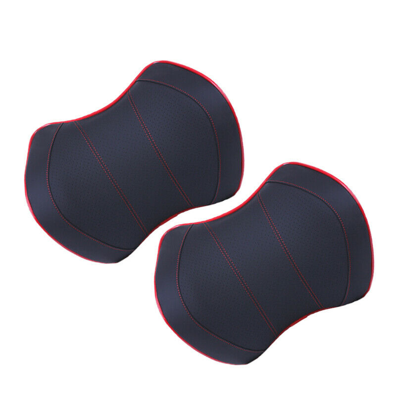 2PCS Memory Foam Car Neck Pillow Seat Headrest Pillow Travel Neck Support Pillow