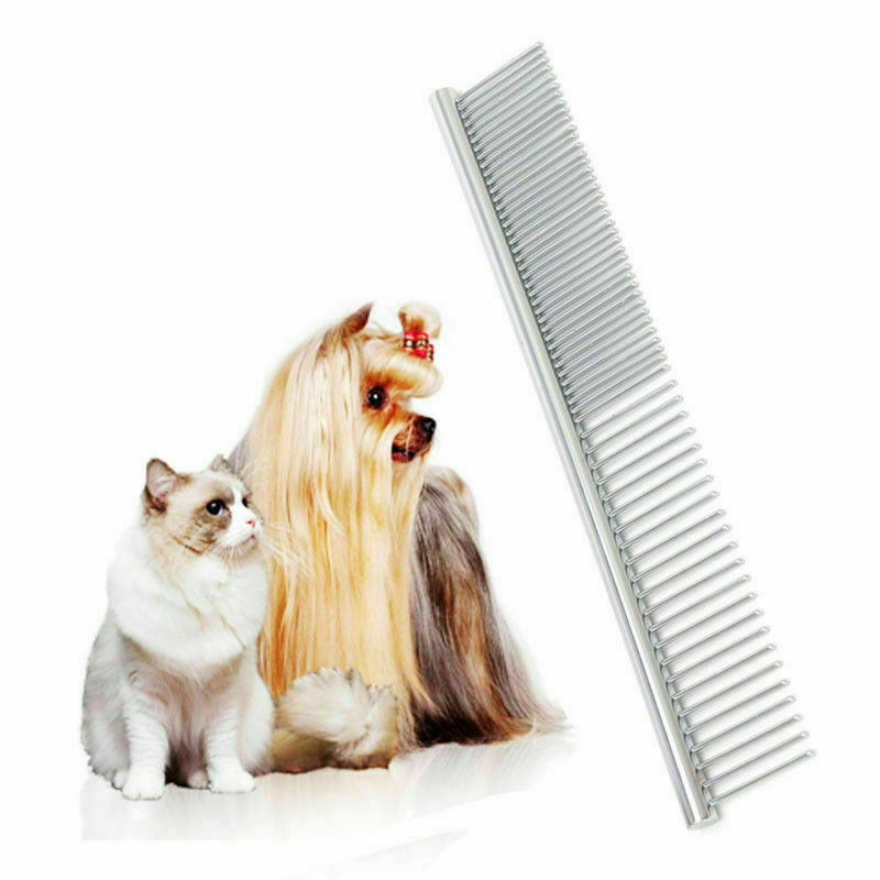 Pets Stainless Steel Comb Hair Brush Shedding Flea For Dog Cat Trimmer Grooming