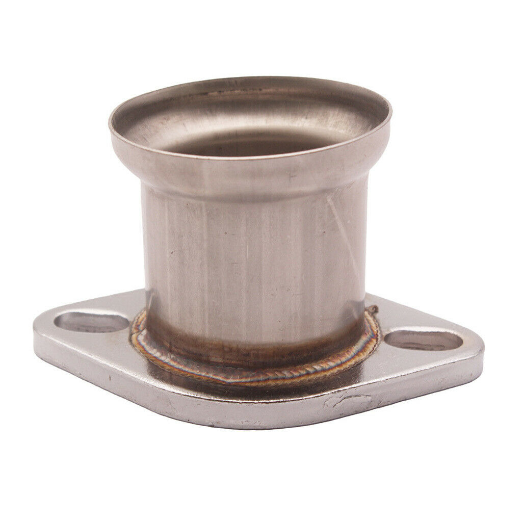 Stainless Steel Pipe to 2.5"inch 2 bolt Reducer Downpipe Turbo Exhaust