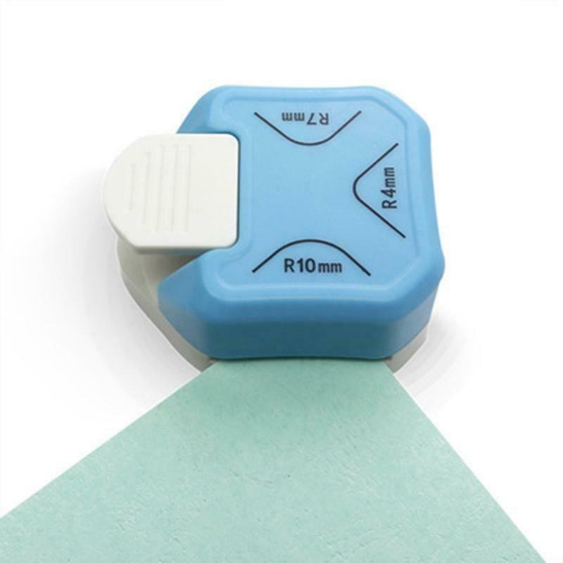 3 in 1 Corner Rounder Punch 4mm 7mm 10mm Craft Paper Cutter DIY Crafts