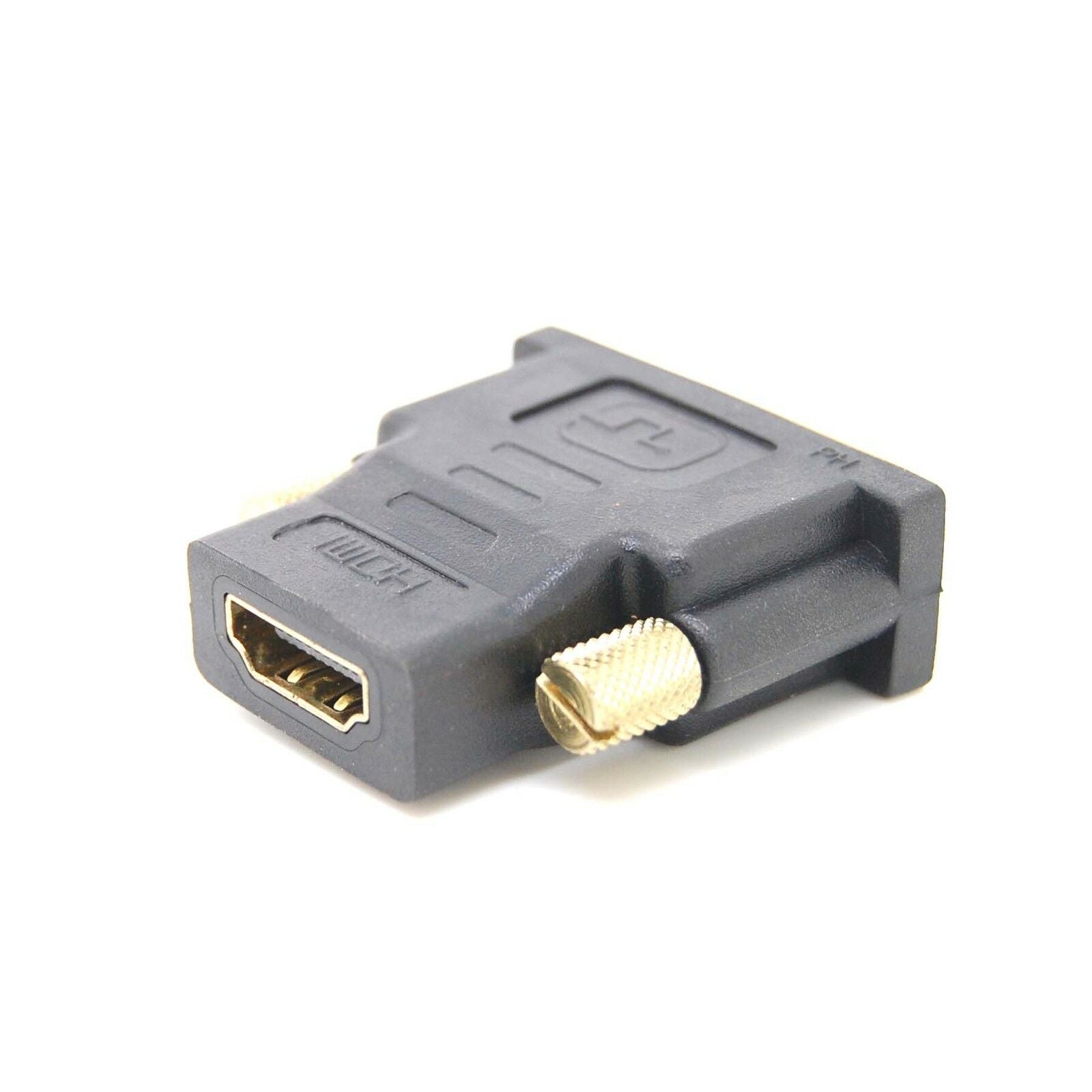 10pcs DVI-I Male Dual Link Plug to HDMI Female Converter Socket Adapter For HDTV