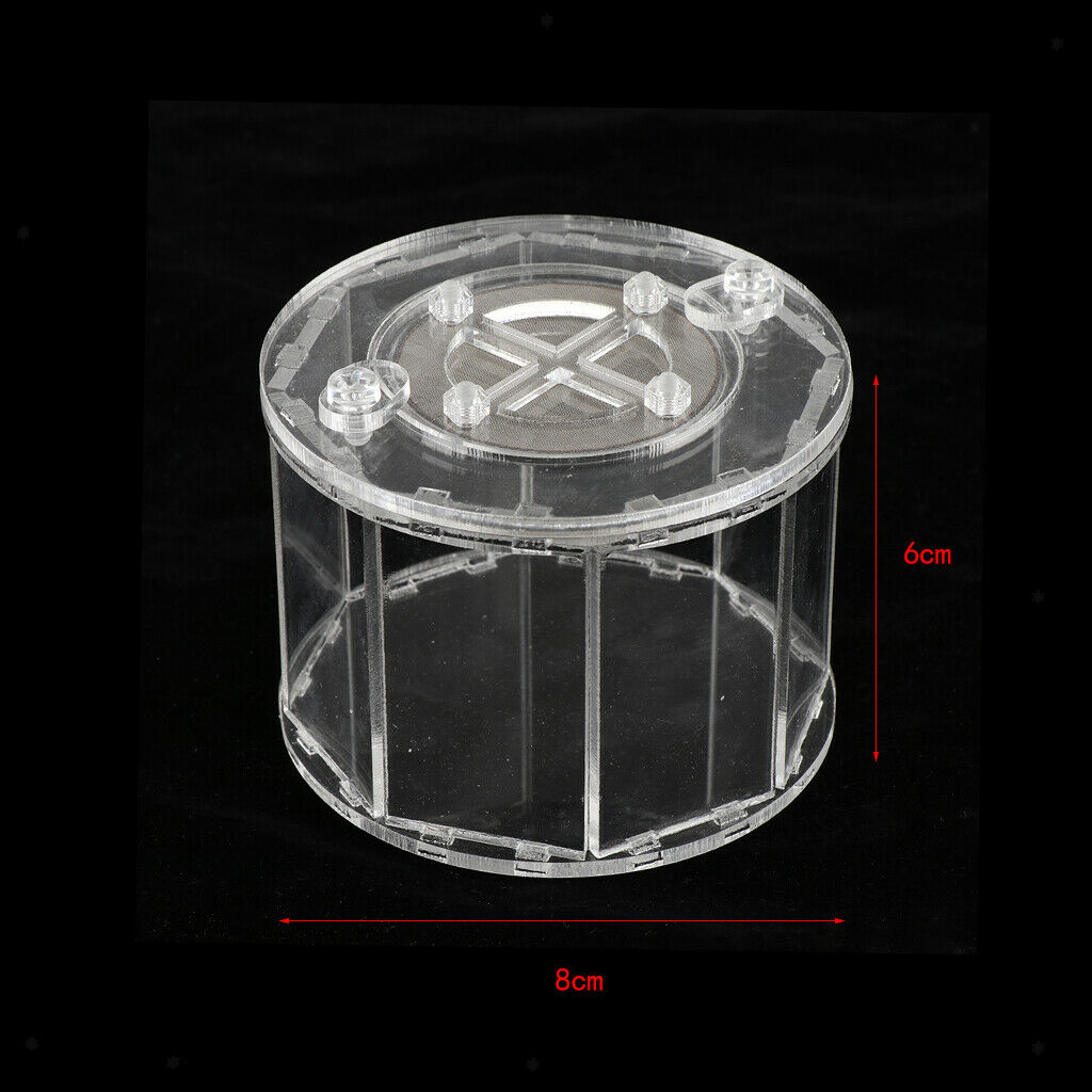 Transparent acrylic Vivarium Insect Spider Grasshopper Cricket breeding box