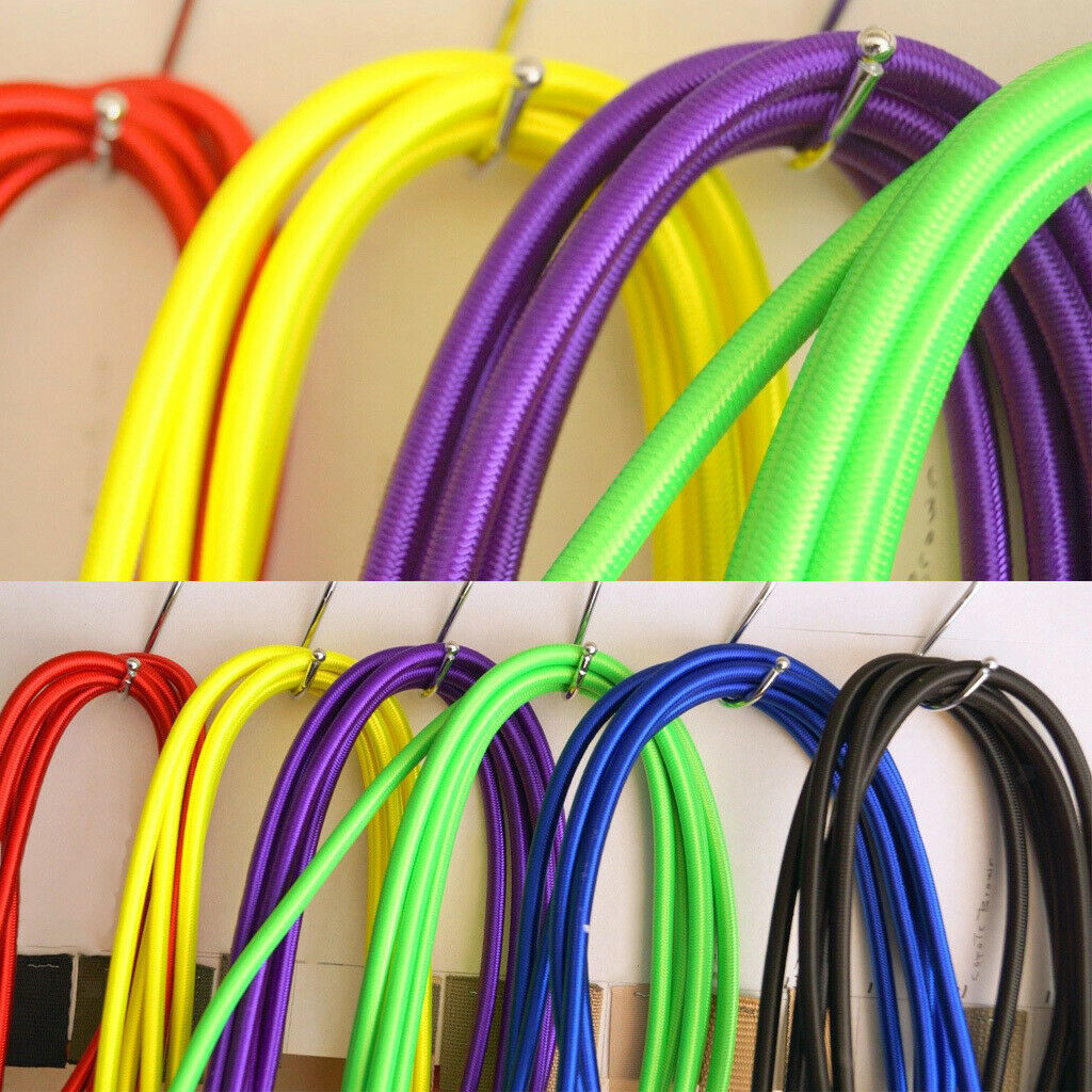 2pcs 5mm X 5 Meters ORANGE ELASTIC BUNGEE ROPE