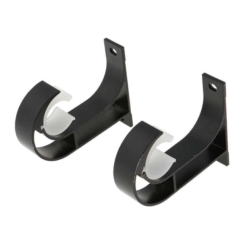 2 Pcs Curtain Drapery Rod Bracket for 28mm Diameter Rod