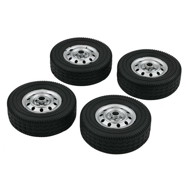 4Pcs Wheel Tire Tyre for WPL D12 1/10 RC Truck Car DIY Upgrade Spare Parts AccP6