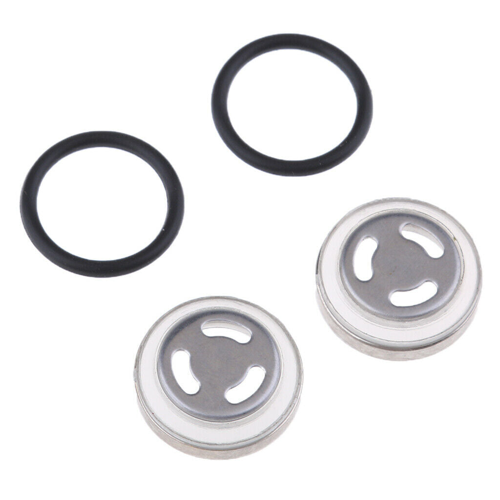 4x Φ 18mm Sight Glass Sight Glass with Rubber Seal Suitable for Motorcycle