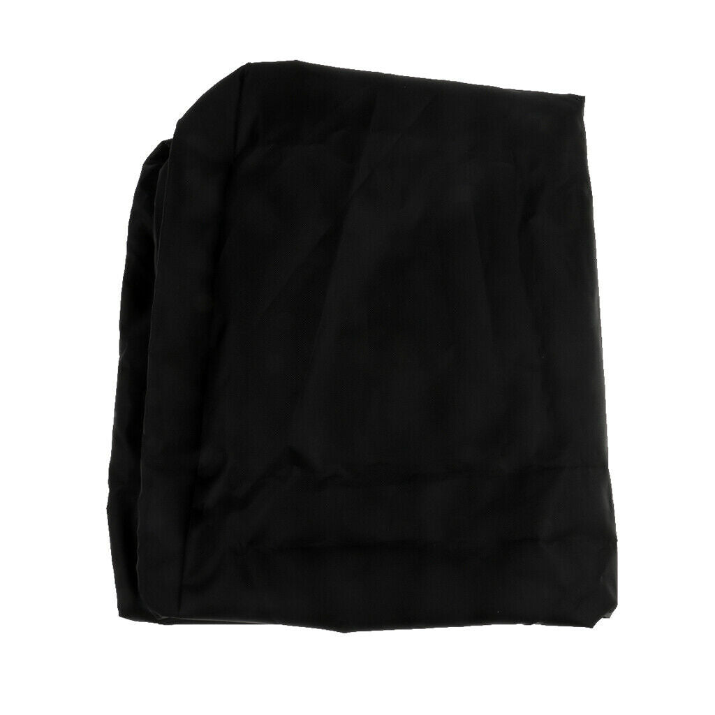 2pcs Travel Waterproof Dustproof Nylon Kayak Cockpit Cover Storage Bag Black