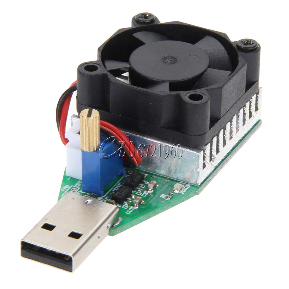 15W 3.7-13V Industrial Electronic Load Resistor USB Discharge Battery Tester