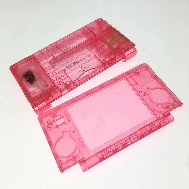 Clear pink Full Housing Shell Case Repair Part Replacement for Nintendo DSi NDSI