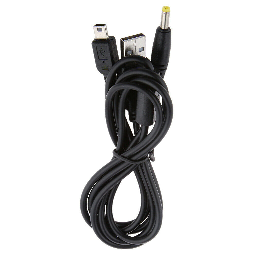 2in 1 USB Data Charging Charger Cable For  PSP 1000