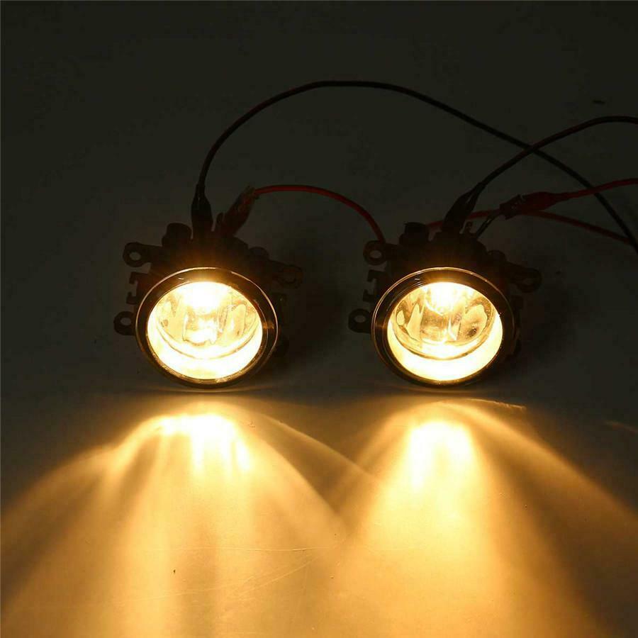 2x Car Fog Light Lamp w/ H11 Bulb For Mitsubishi Outlander/Eclipse/RVR/ASX 55W