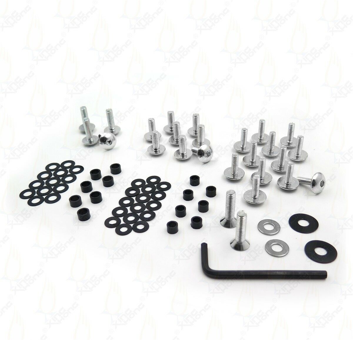 Complete Spike Stainless Steel Fairing Bolt For 03-04 SUZUKI GSXR1000 GSX-R 1000