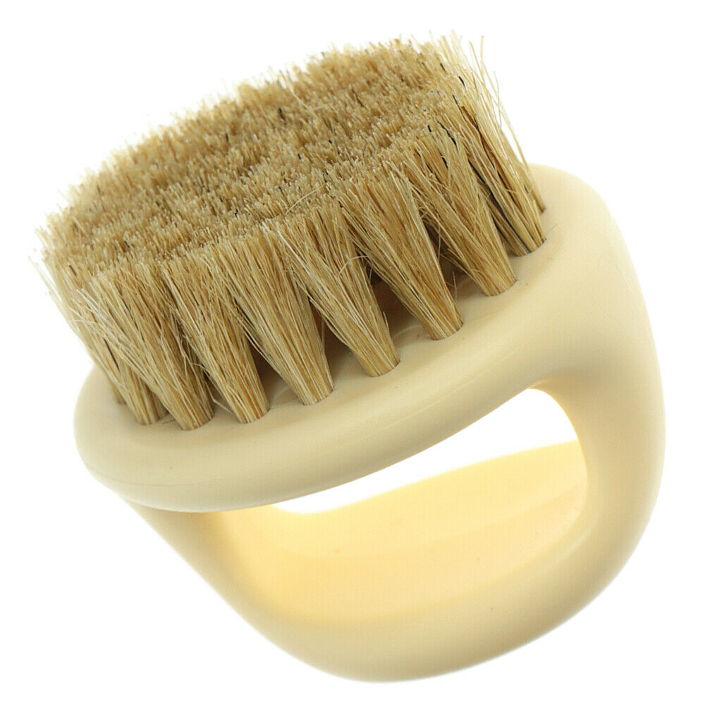 2 Pieces Professional Salon Men Barber Beard Mustache Bristle Shaving Brush