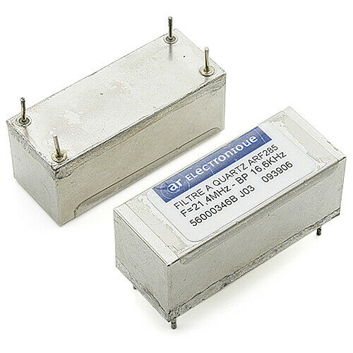 [1pcs] ARF285 F=21.4MHz BP=16.6kHz Crystal Filter THT