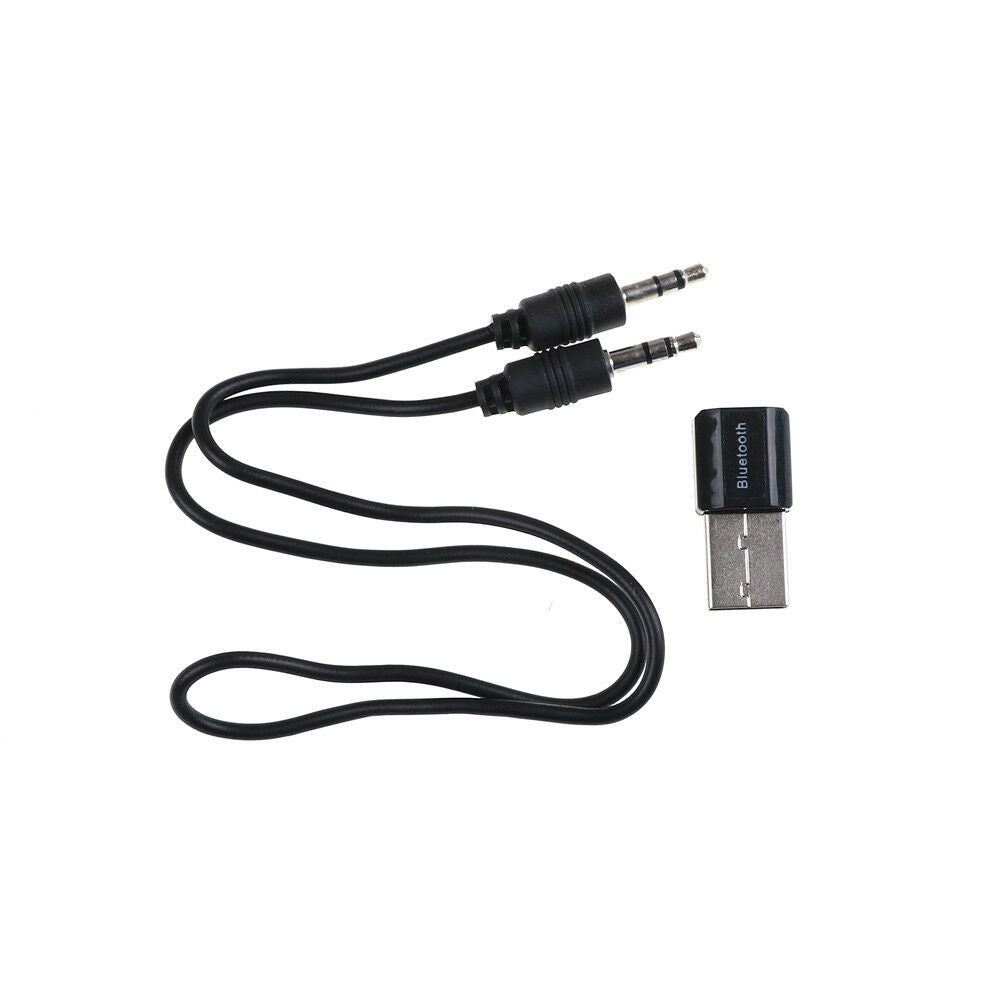Bluetooth v3.0 USB Wireless 3.5mm AUX Audio Music Receiver Adapter Home *.l8