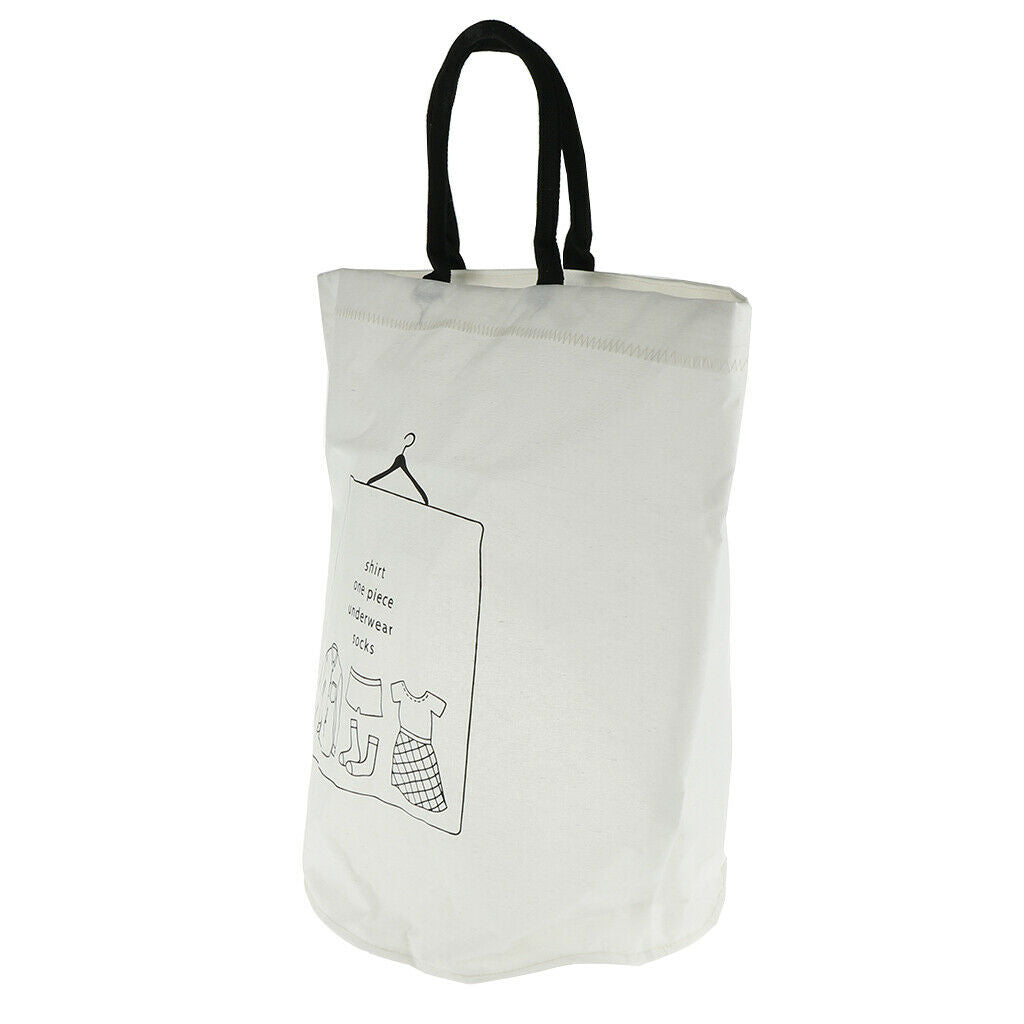 Shopping Tote Bag Shoulder Bag Handbag Grocery Bag Toys Snacks Clutter White