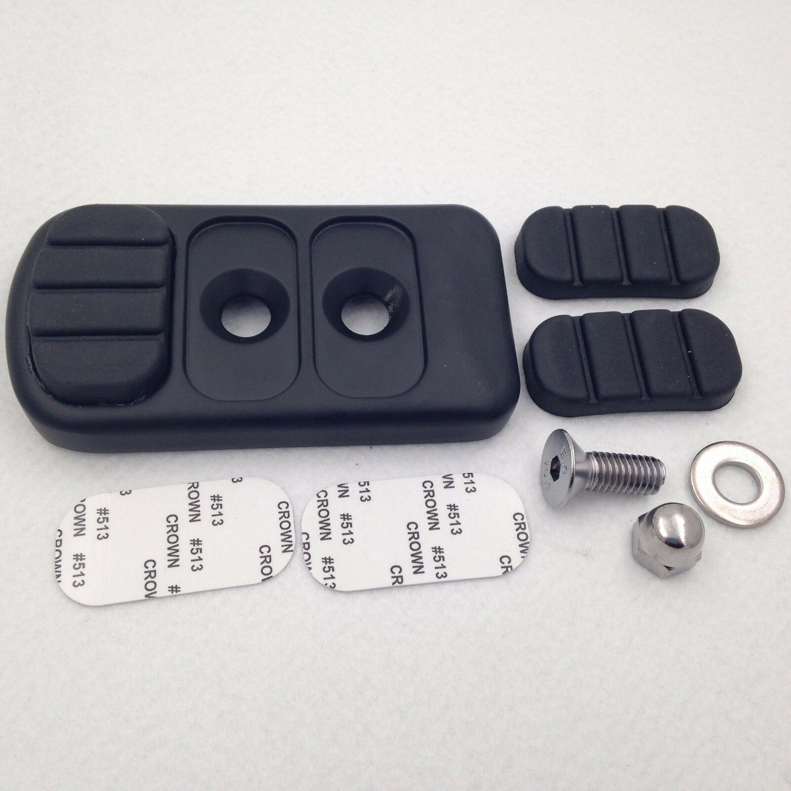 Black Foot Pegs For Kawasaki Suzuki Yamaha H-D Electra GlidesStreet Glides