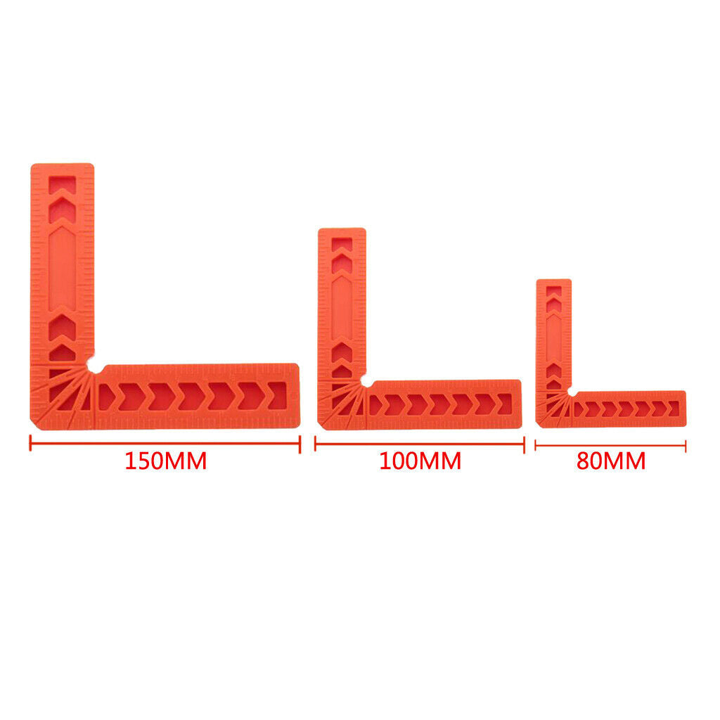 Set of 2 Positioning Squares, Right Angle Clamp, 90 Degree Corner Clamp, for