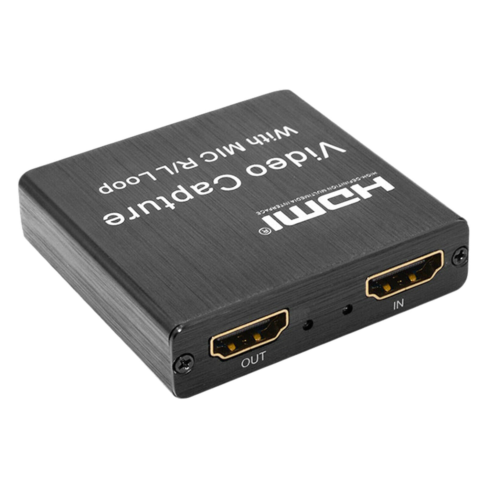 USB Video Capture Card 1080P with   Loop Mic for Camcorder Live Stream Games