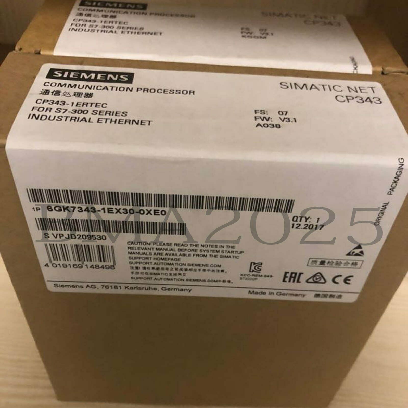 New 6GK7343-1EX30-0XE0 6GK7 343-1EX30-0XE0 1year warranty DHL free ship SM9T