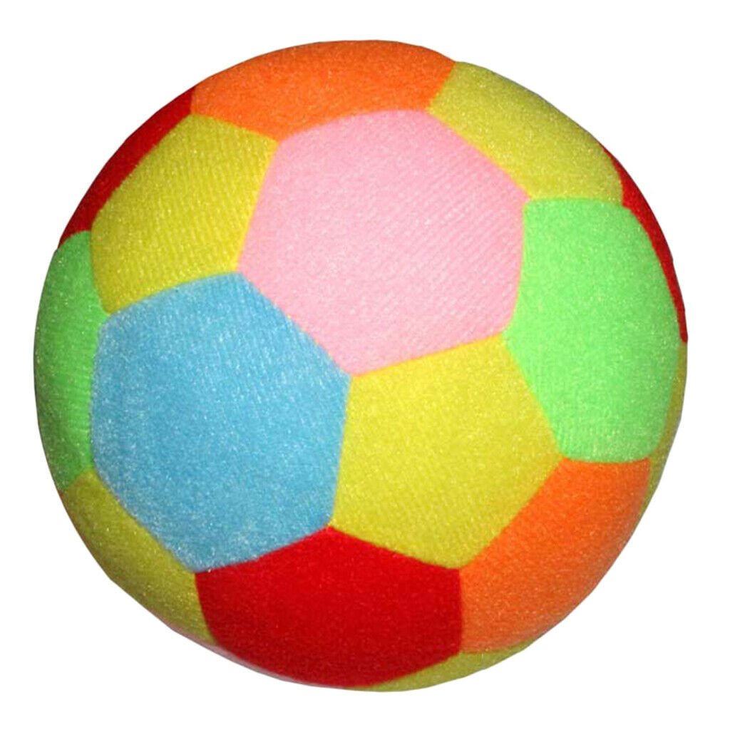 Set of 2 Colorful Football Soft Ball Indoor and Outdoor Soccer Ball Kids Toys