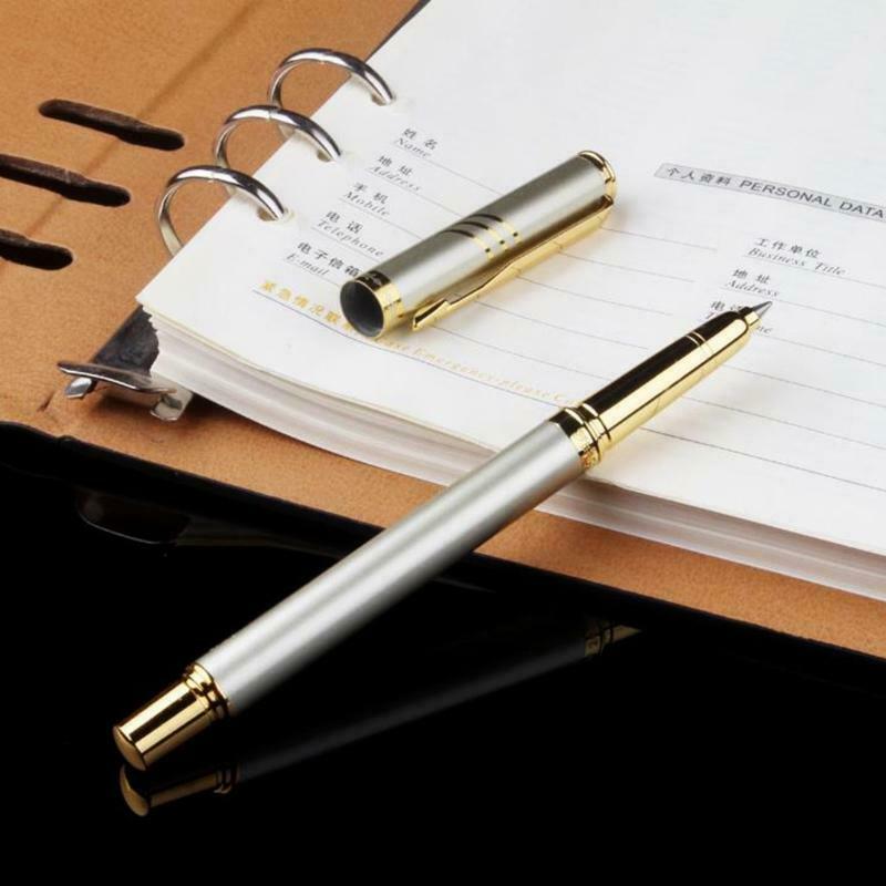 0.5mm Metal Roller Ball Pen Luxury Ballpoint Pens Business Office Supply Write