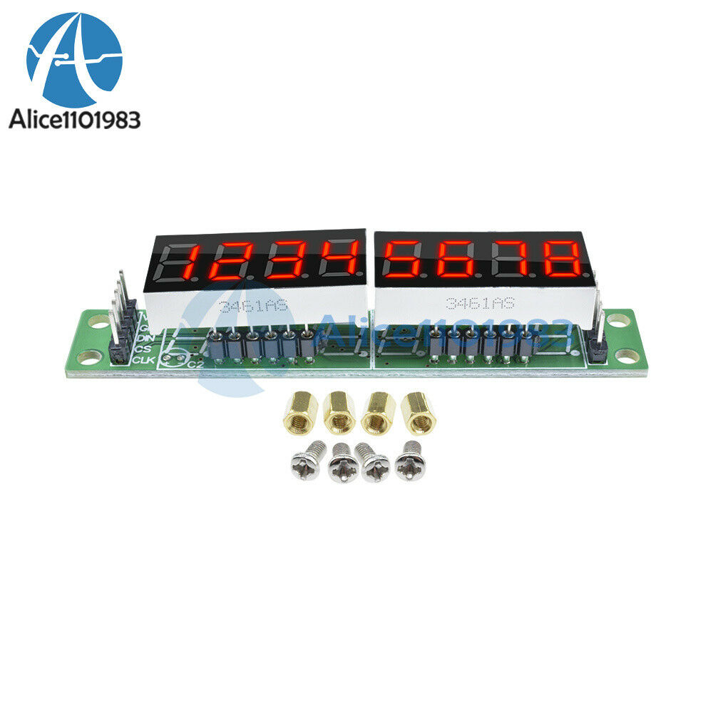 2PCS MAX7219CWG  8-Digit  Digital Tube Display Control Module Red For arduino