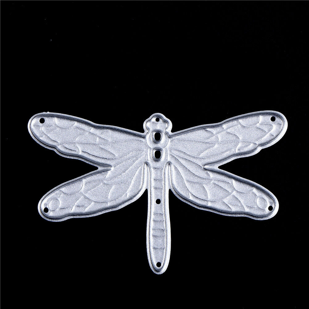 2pcs Dragonfly Metal Cutting Dies For DIY Scrapbooking Embossing Folder Decor Tt