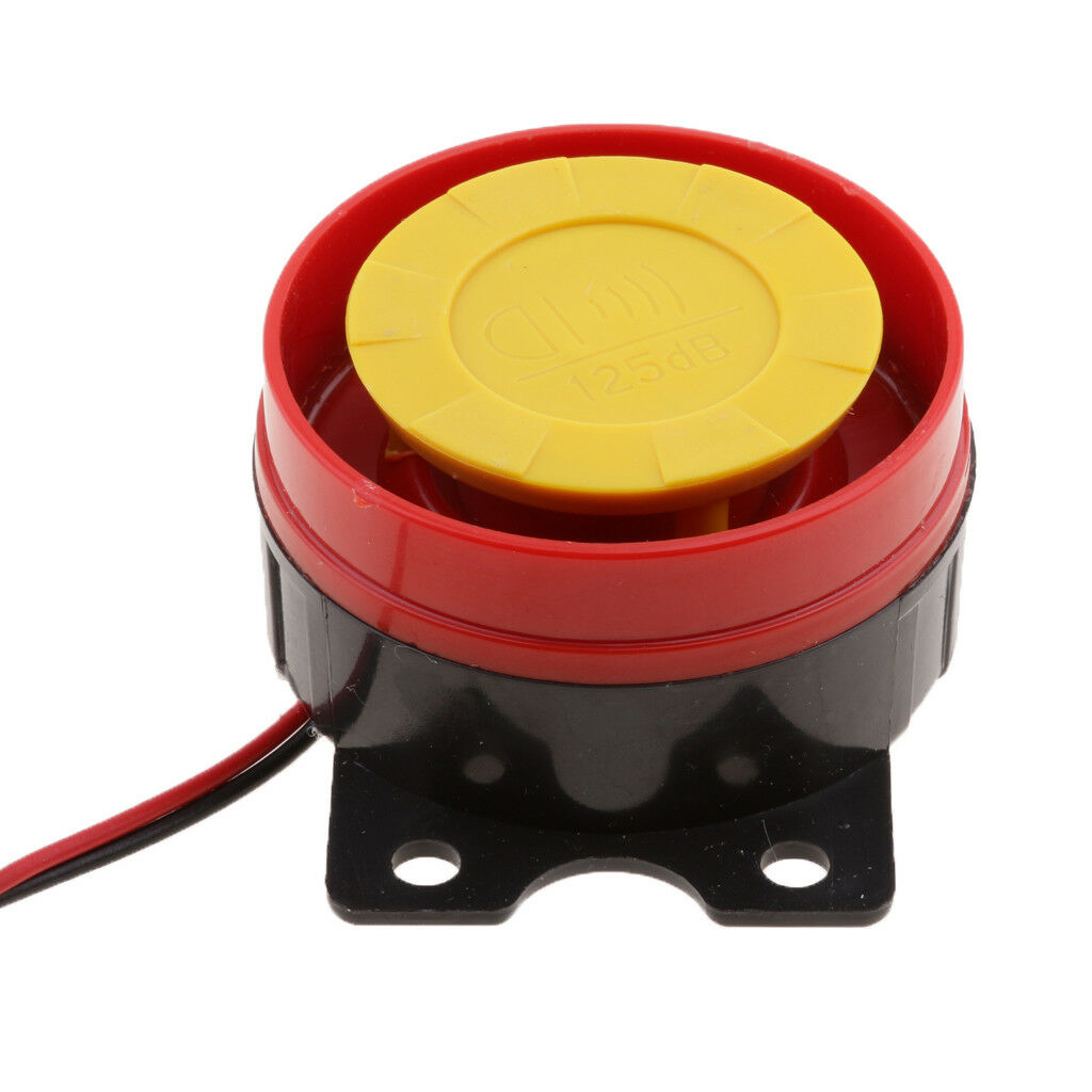 New 12 Volt Car Truck Motor Driven Red Air Raid Siren Horn Alarm ATV