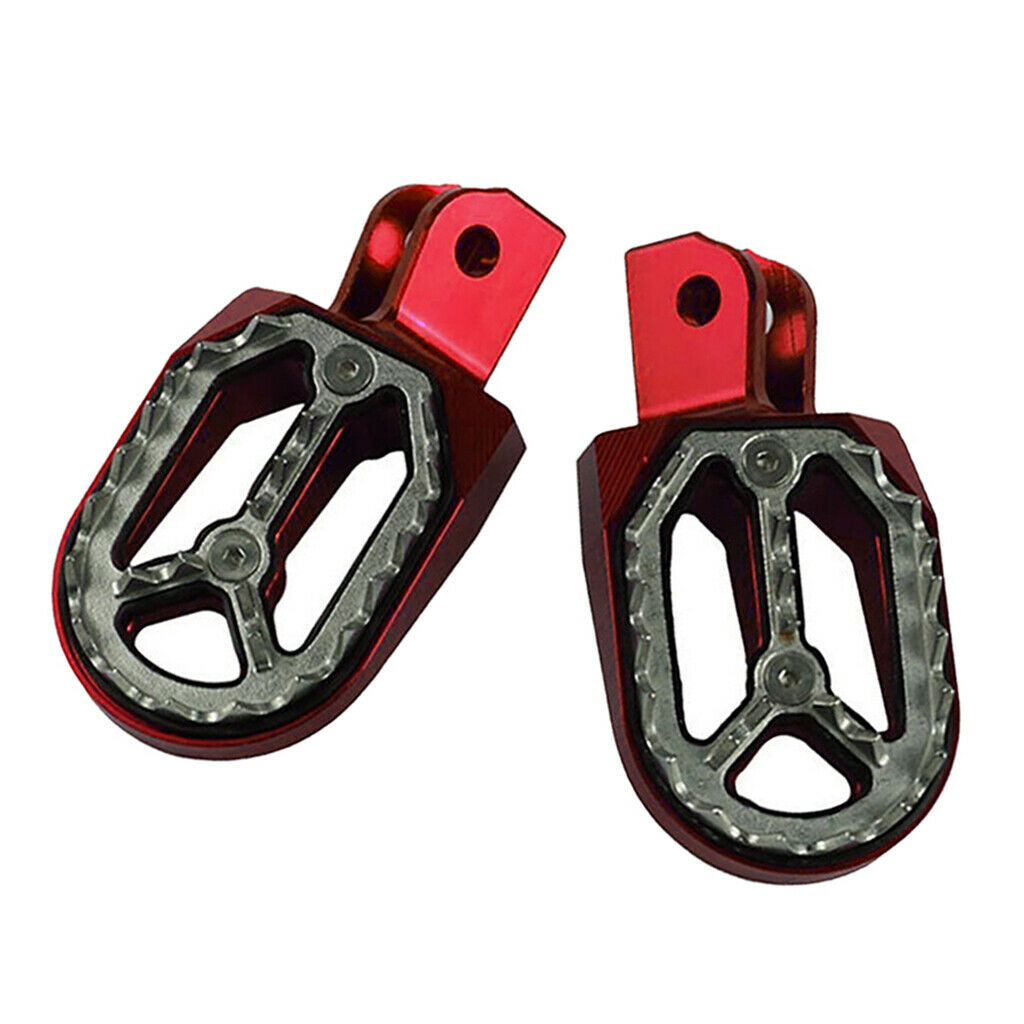 Motorcycle Foot Pedals 360° Roating for CRF 230 Motorcycle Accessory Red