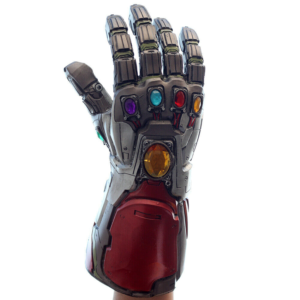 2019 Avengers End Game Iron Man Tony Stark Thanos Gloves Latex Hand Gauntlet