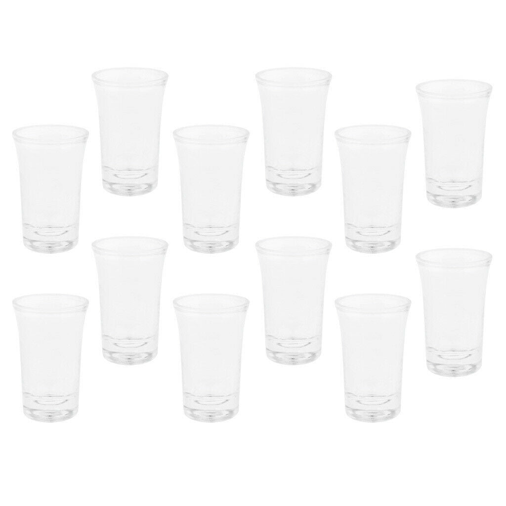 12 Pcs Premium Heavy Base Shot Glass 35ml