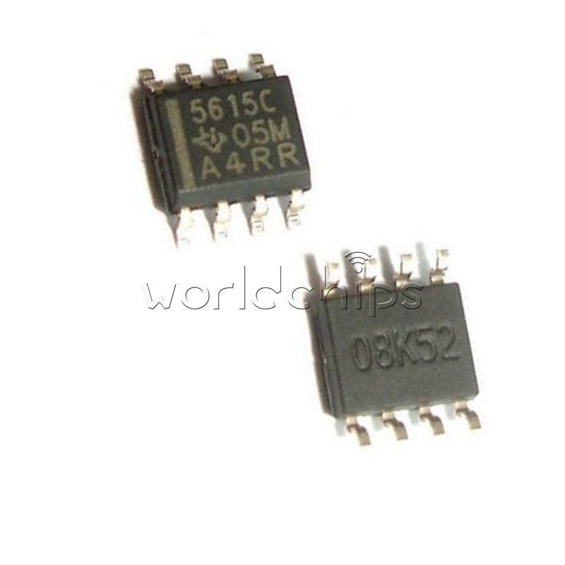 2PCS New IC TI SOP-8 TLC5615CD TLC5615CDR TLC5615C TLC5615 5615C
