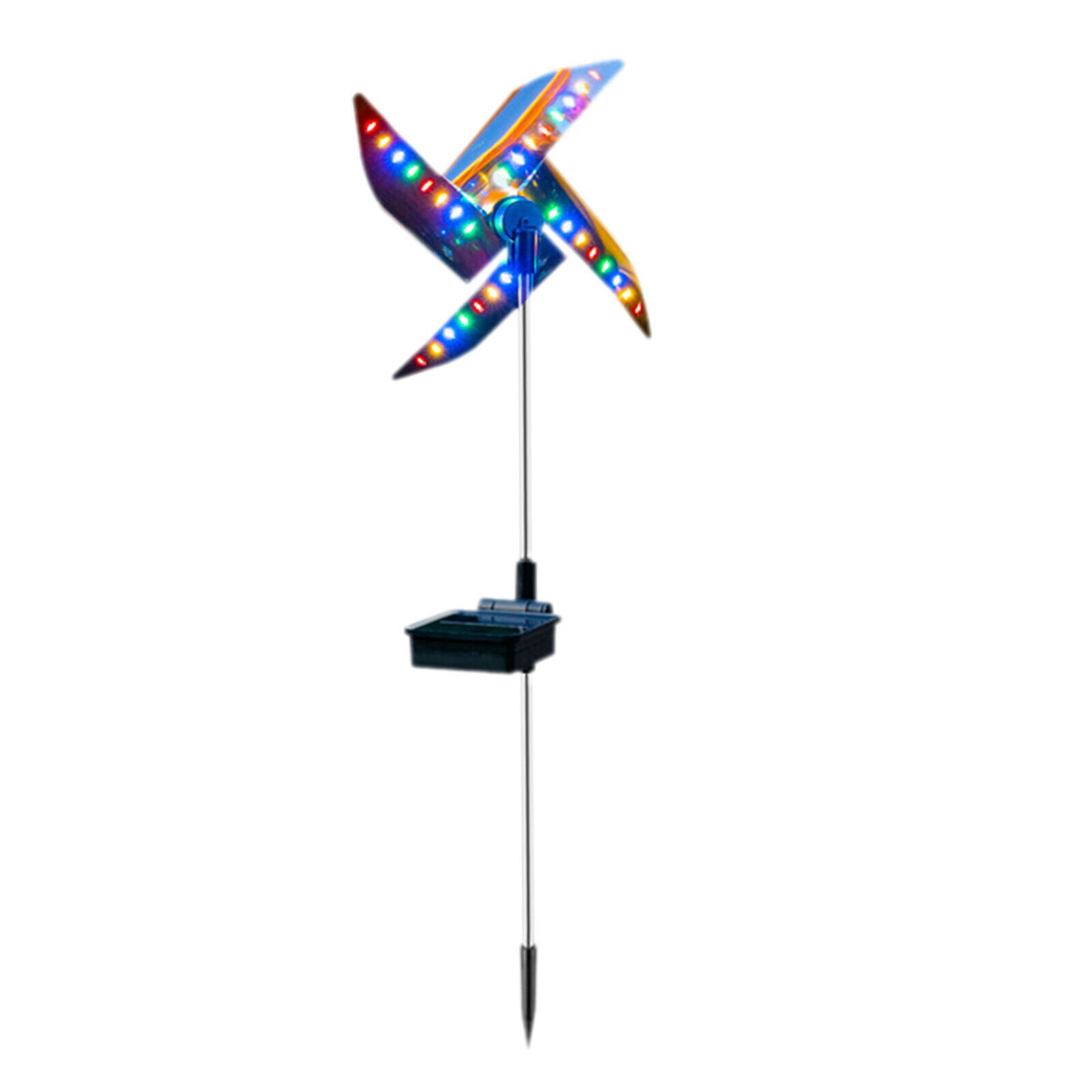 2pcs 32 LED Windmill Stake Solar Garden Light Path Lighting for Christmas
