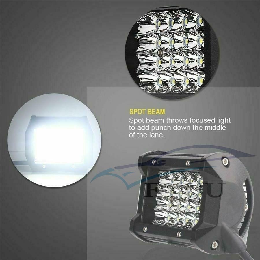 4inch 200W LED Combo Work Light Spotlight OffRoad Driving Fog Lamp Truck Boat 1X