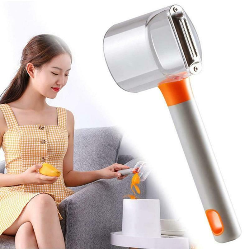 Multifunctional Peeler Kitchen With Container Chopper For Potato Carrot Fruit