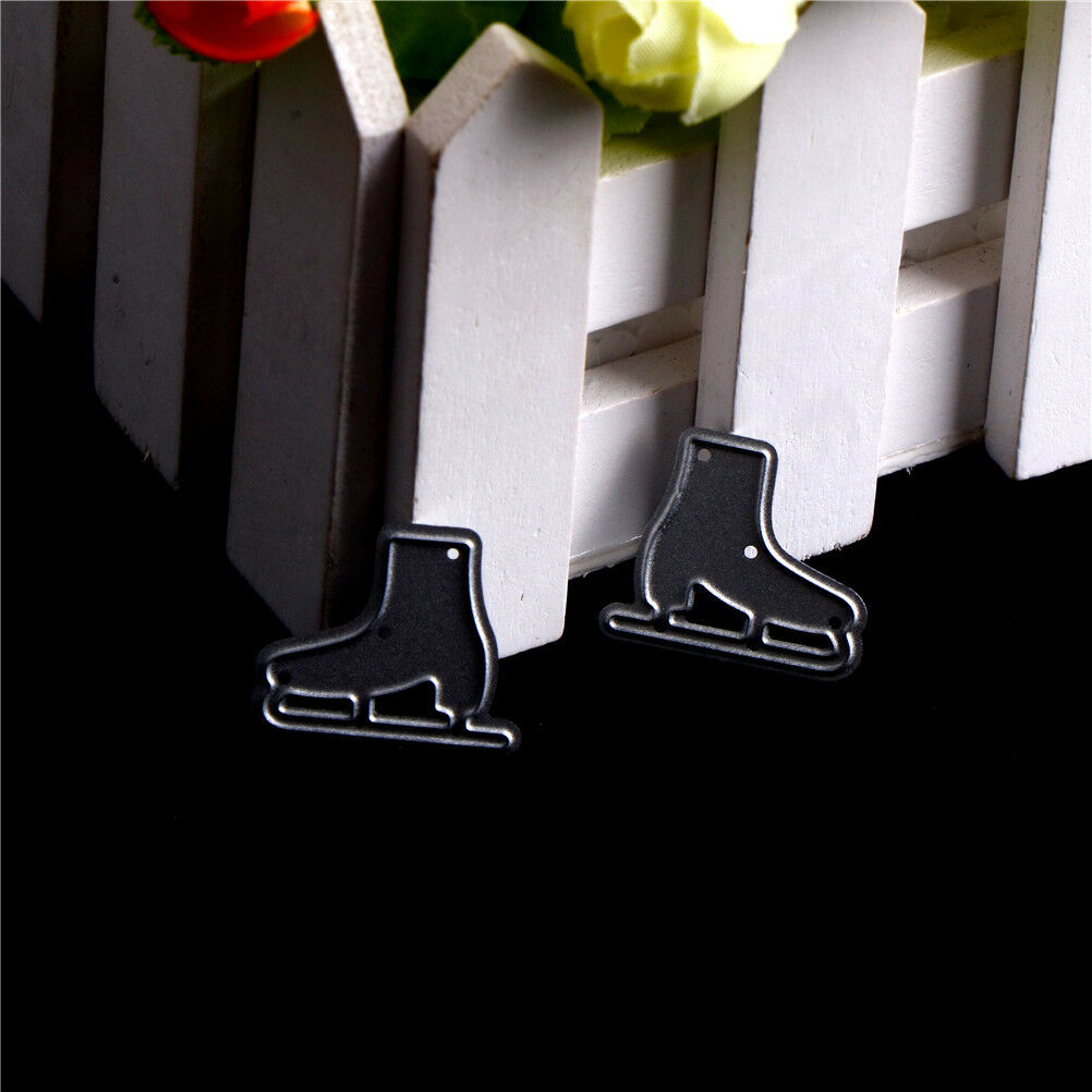 Useful  Skate Metal Crafts Cutting Dies Stencils Photo Album Embossing Cra.l8